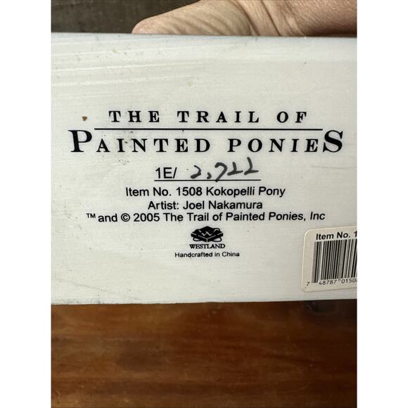 The Trail of Painted Ponies Kokopelli Pony 1E 2722 In Box - Picture 6 of 8